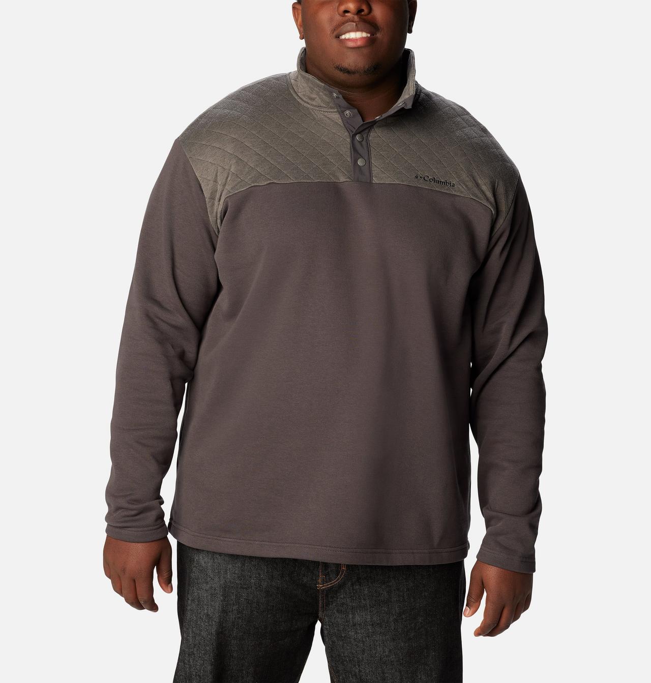 Men's Hart Mountain™ Quilted Half Snap Pullover - Big 1