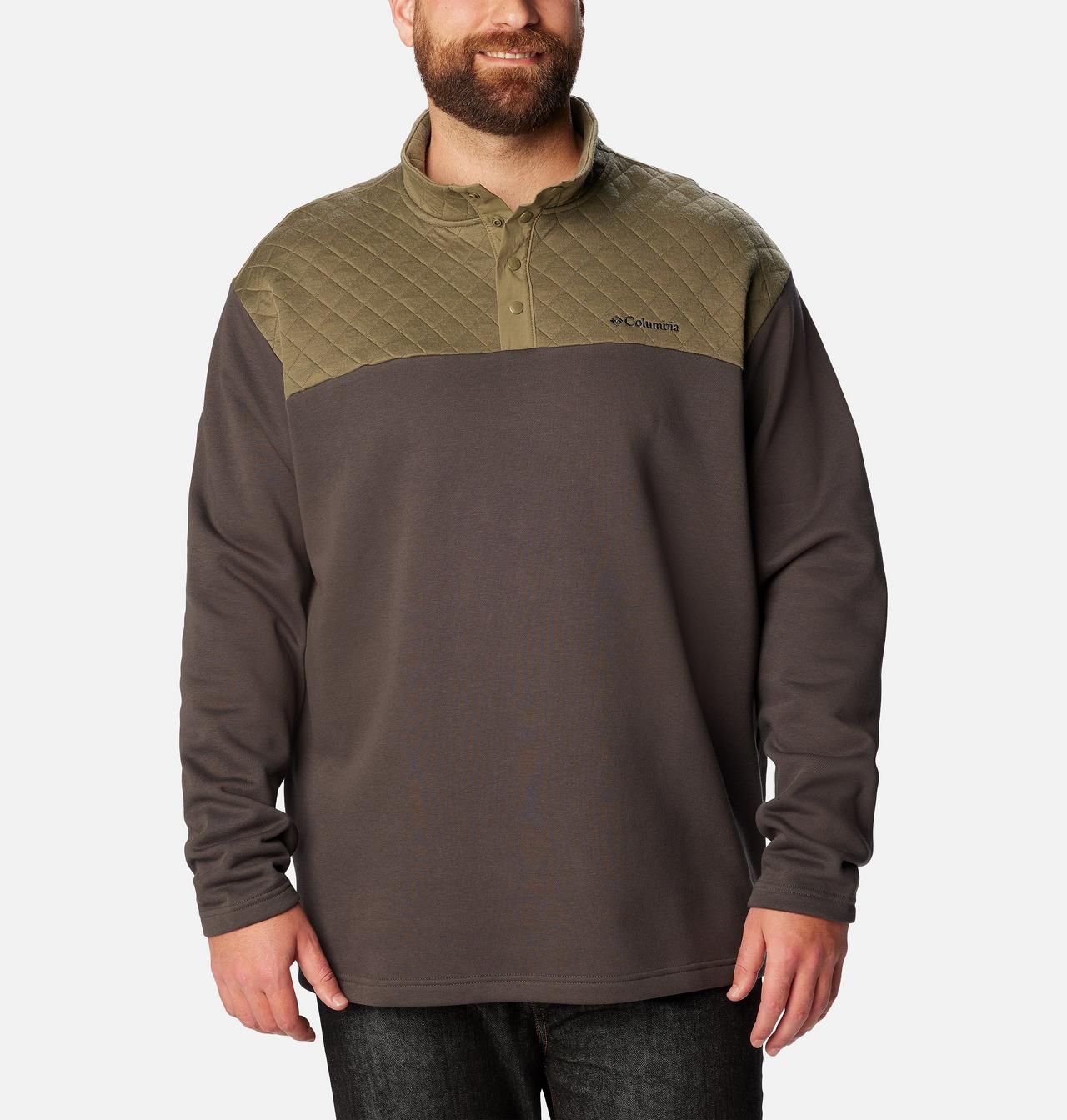 Men's Hart Mountain™ Quilted Half Snap Pullover - Big 1