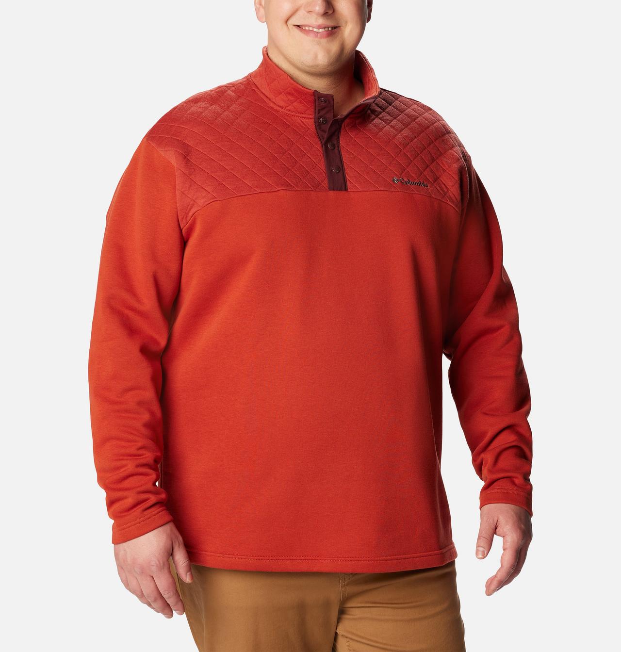 Men's Hart Mountain™ Quilted Half Snap Pullover - Big 1