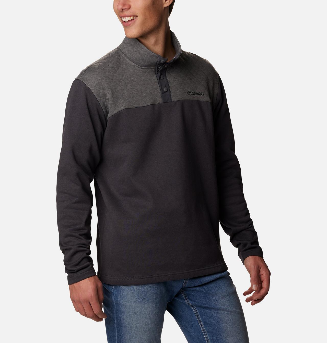 Men's Hart Mountain™ Quilted Half Snap Pullover - Tall 5