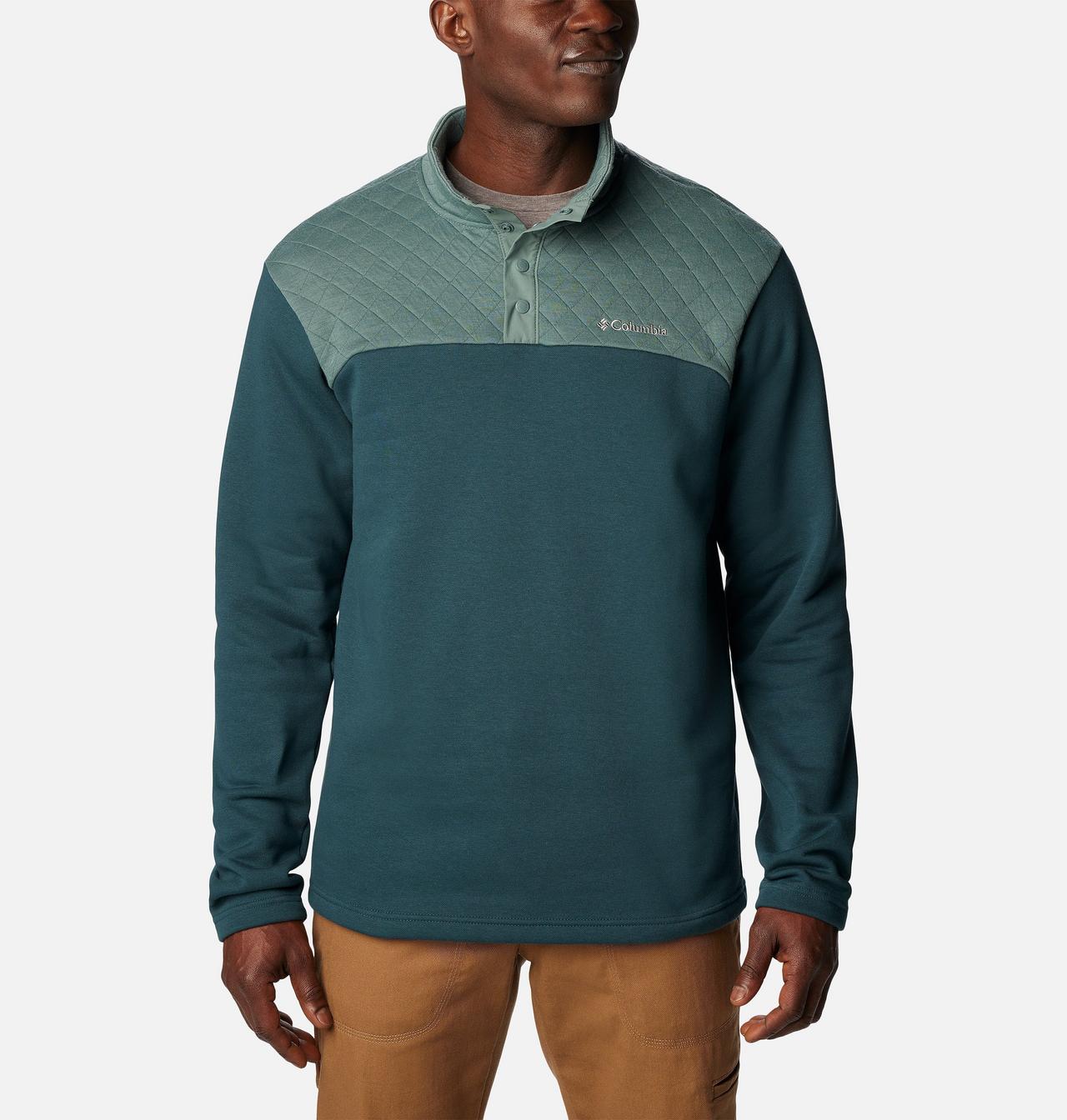 Men's Hart Mountain™ Quilted Half Snap Pullover - Tall 1