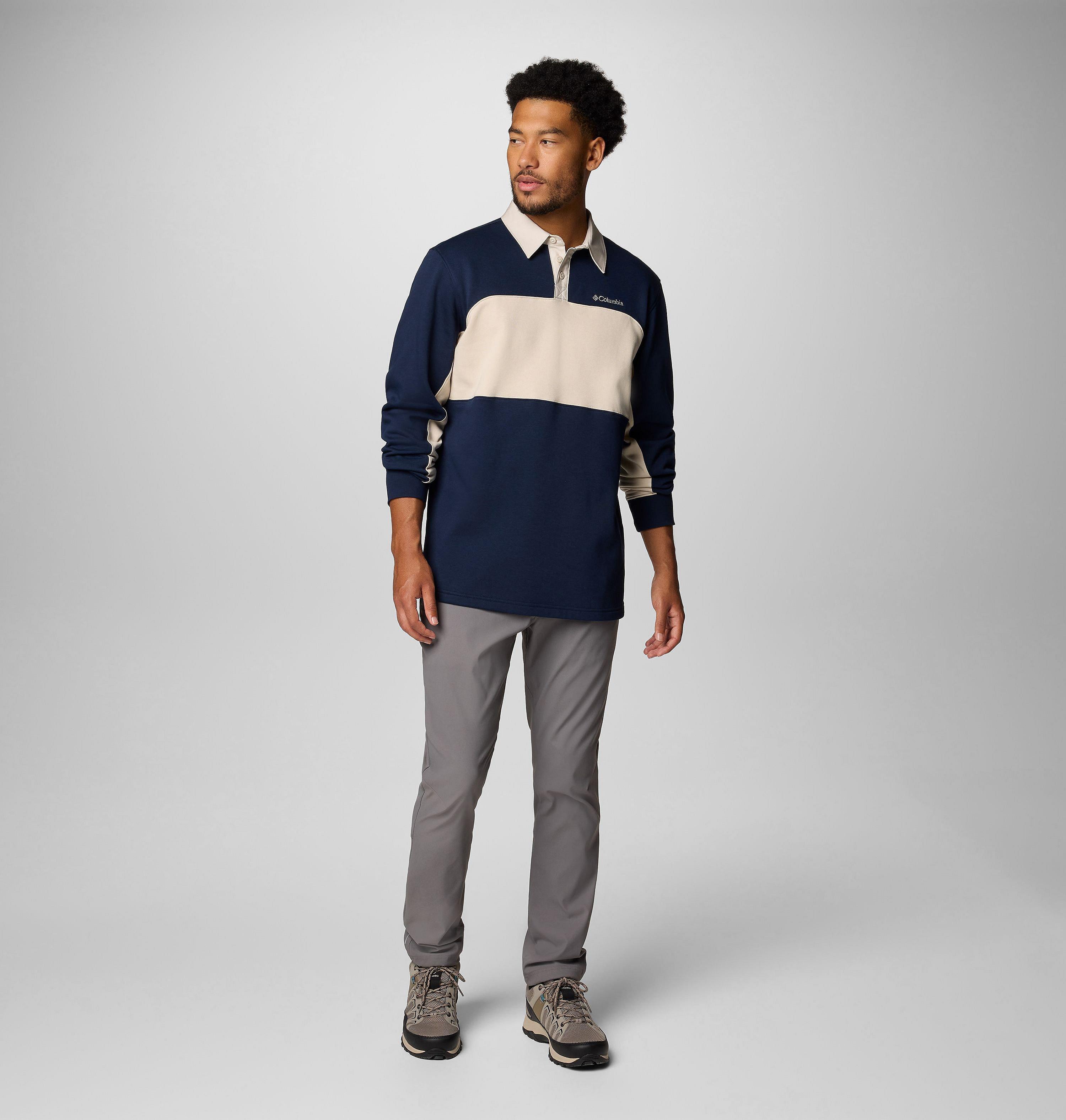 Men's Columbia Trek™ Long Sleeve Rugby Shirt | 464 | S 4