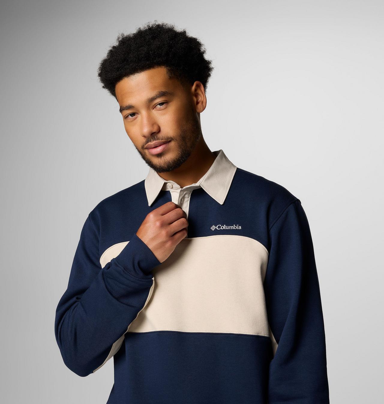 Men's Columbia Trek™ Long Sleeve Rugby Shirt | 464 | M 6