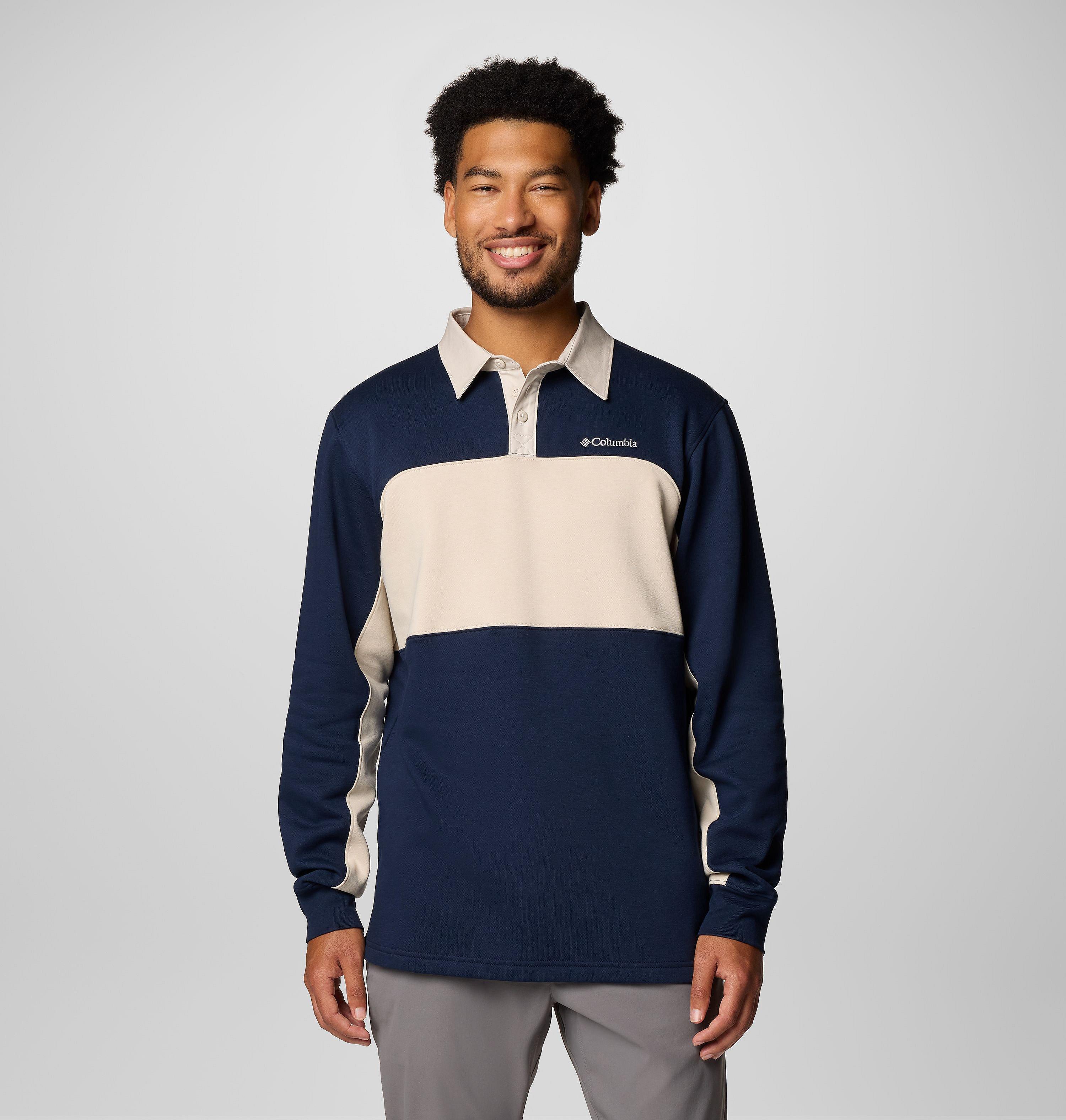 Men's Columbia Trek Long Sleeve Rugby Shirt | Columbia