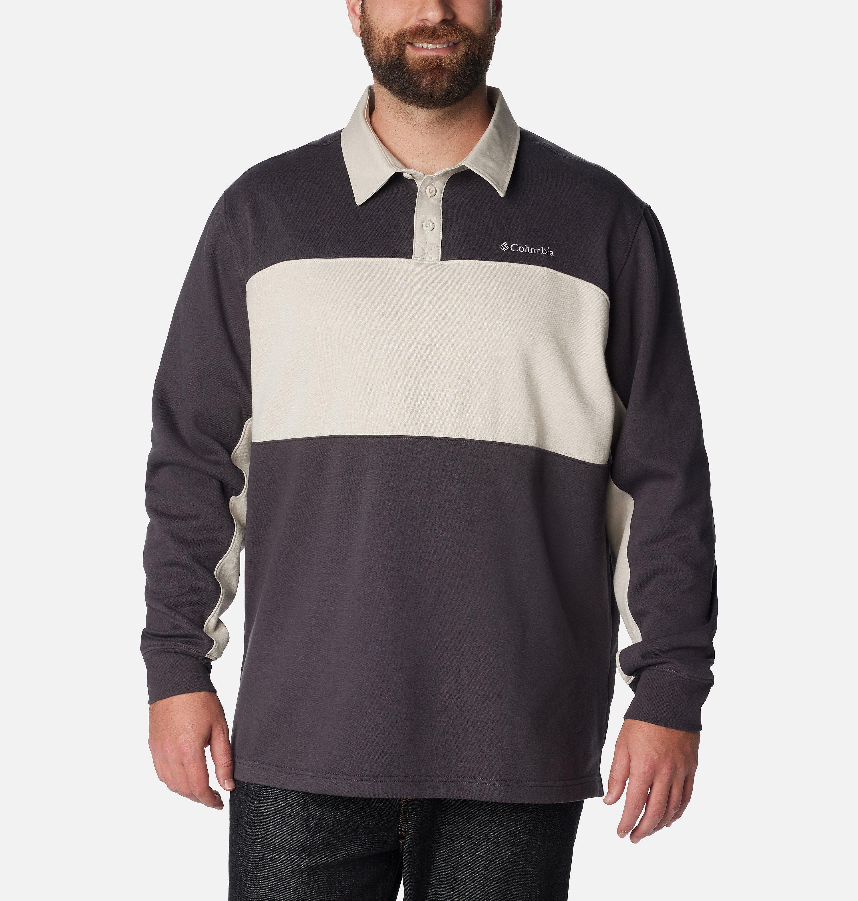 Men's Columbia Trek™ Long Sleeve Rugby Shirt - Big 1