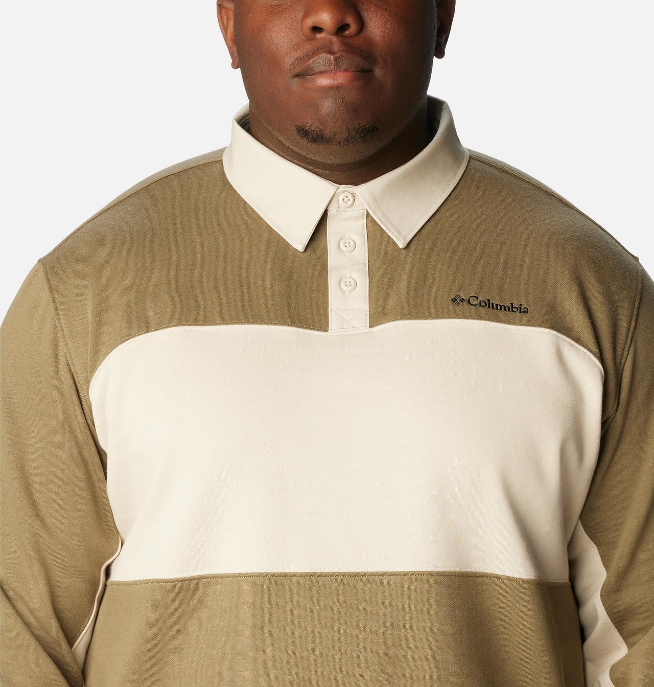 Men's Columbia Trek™ Long Sleeve Rugby Shirt - Big 4