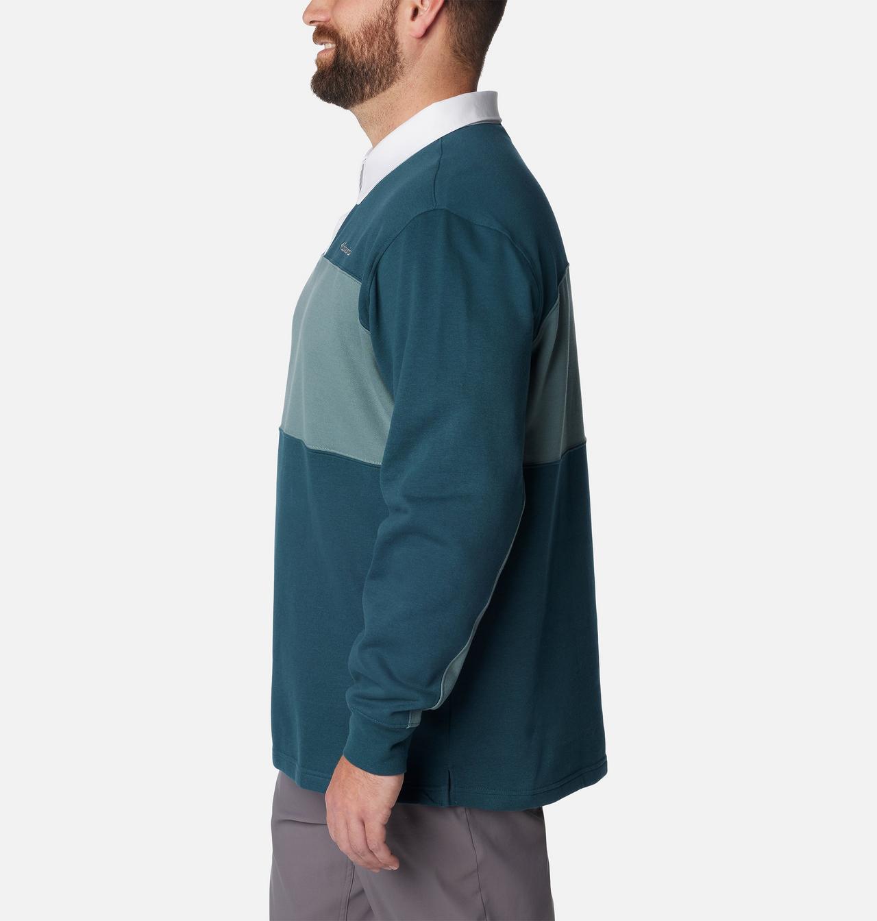 Men's Columbia Trek™ Long Sleeve Rugby Shirt - Big 3