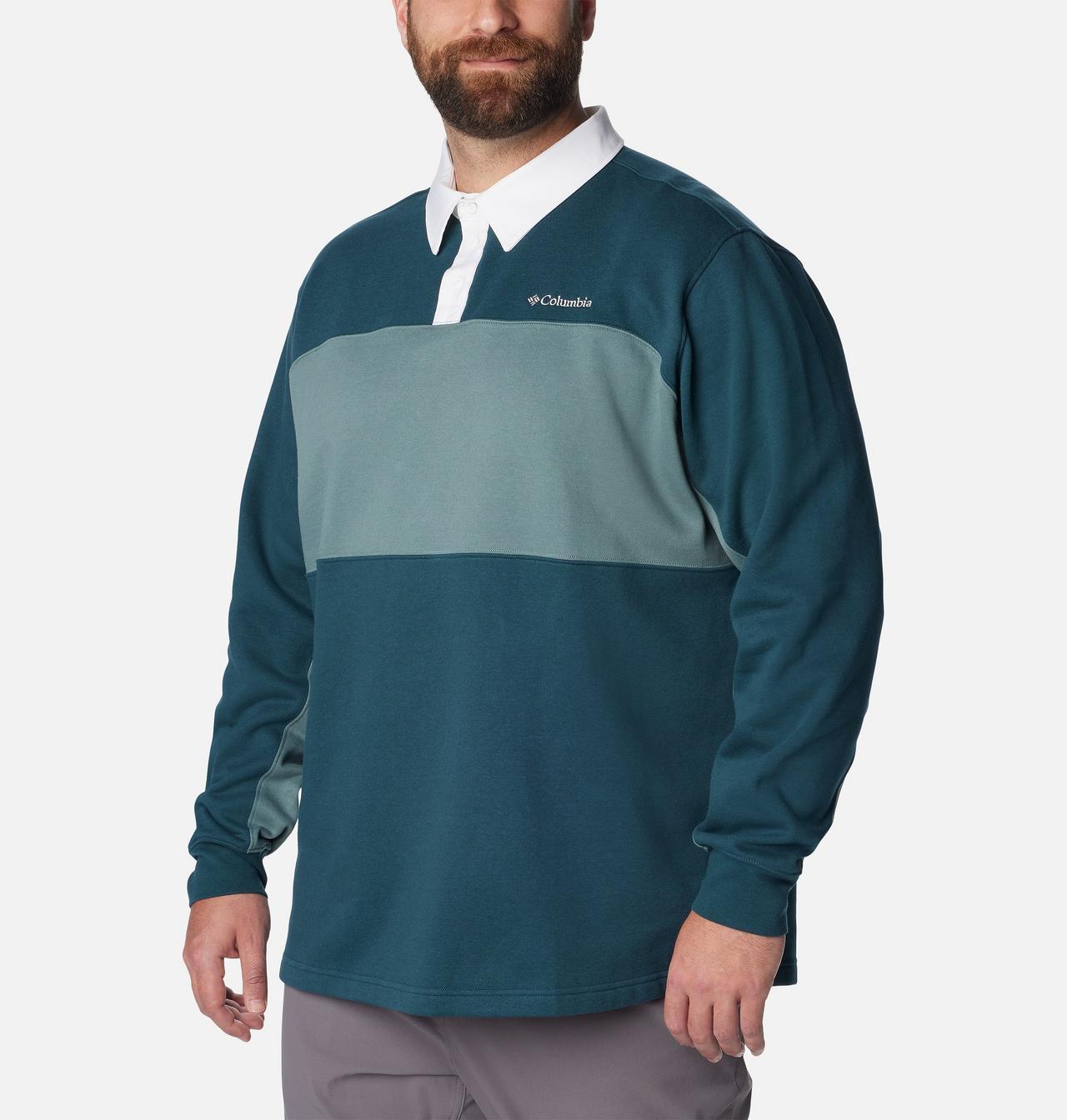 Men's Columbia Trek™ Long Sleeve Rugby Shirt - Big 5