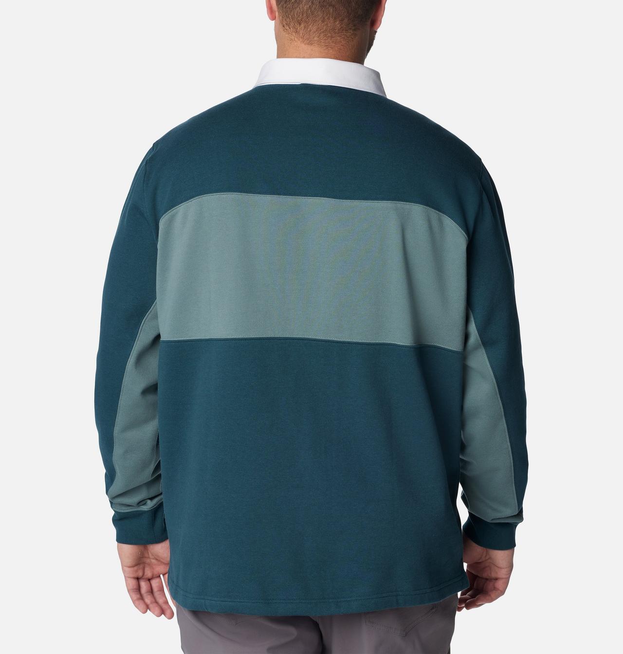 Men's Columbia Trek™ Long Sleeve Rugby Shirt - Big 2