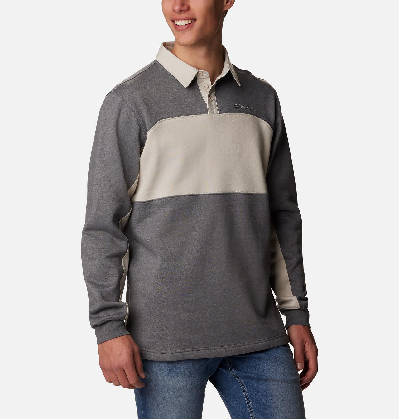 Men's Columbia Trek™ Long Sleeve Rugby Shirt - Tall 5
