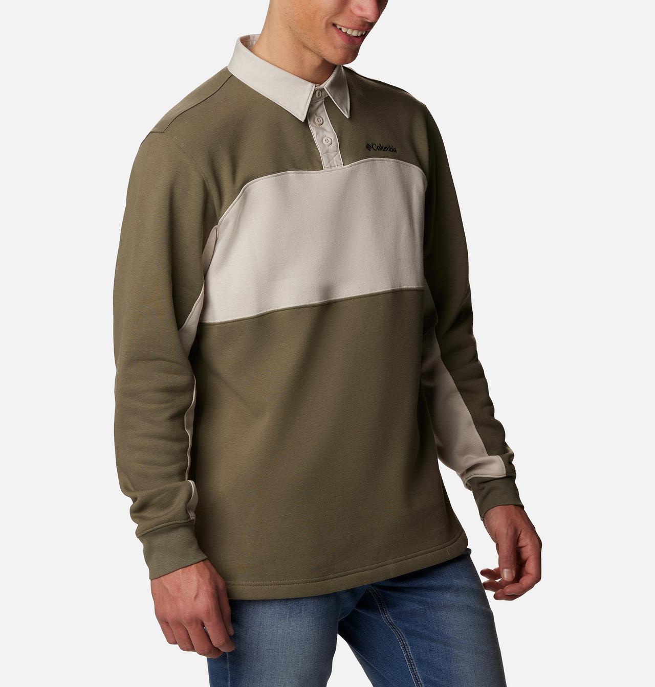 Men's Columbia Trek™ Long Sleeve Rugby Shirt - Tall 5