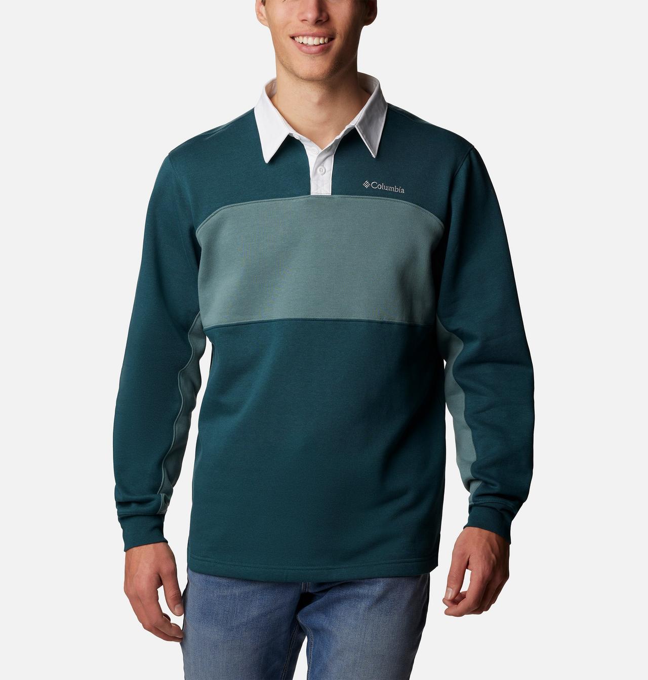 Men's Columbia Trek™ Long Sleeve Rugby Shirt - Tall 1