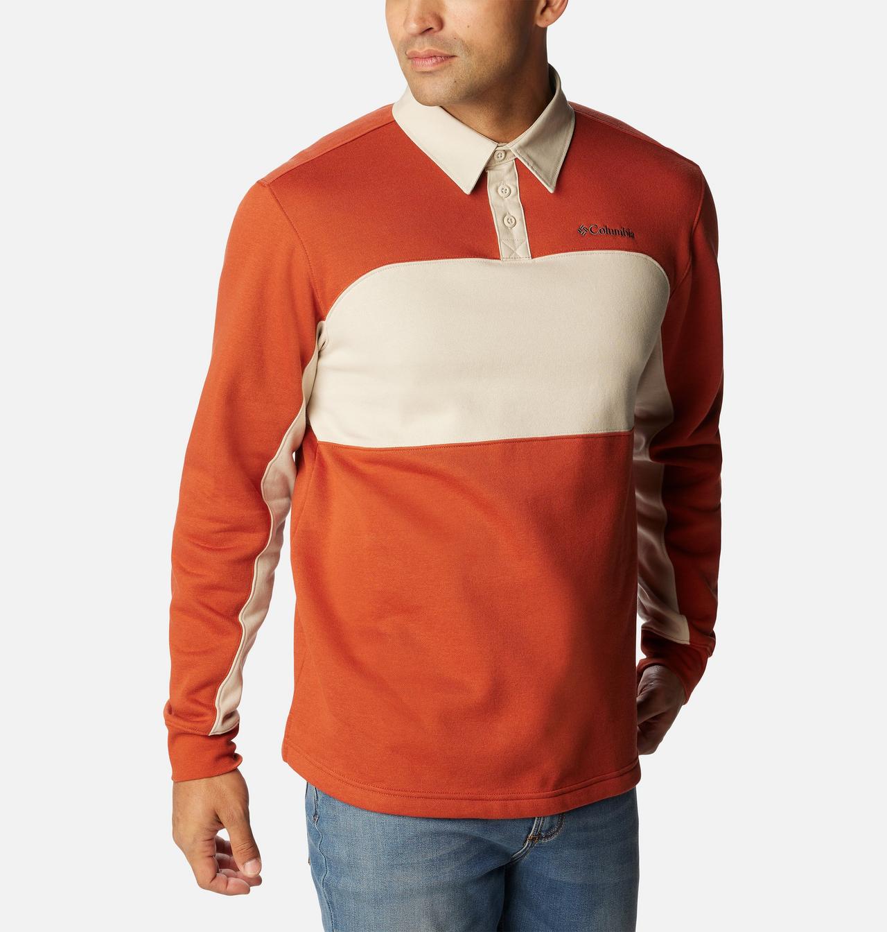 Men's Columbia Trek™ Long Sleeve Rugby Shirt - Tall 5