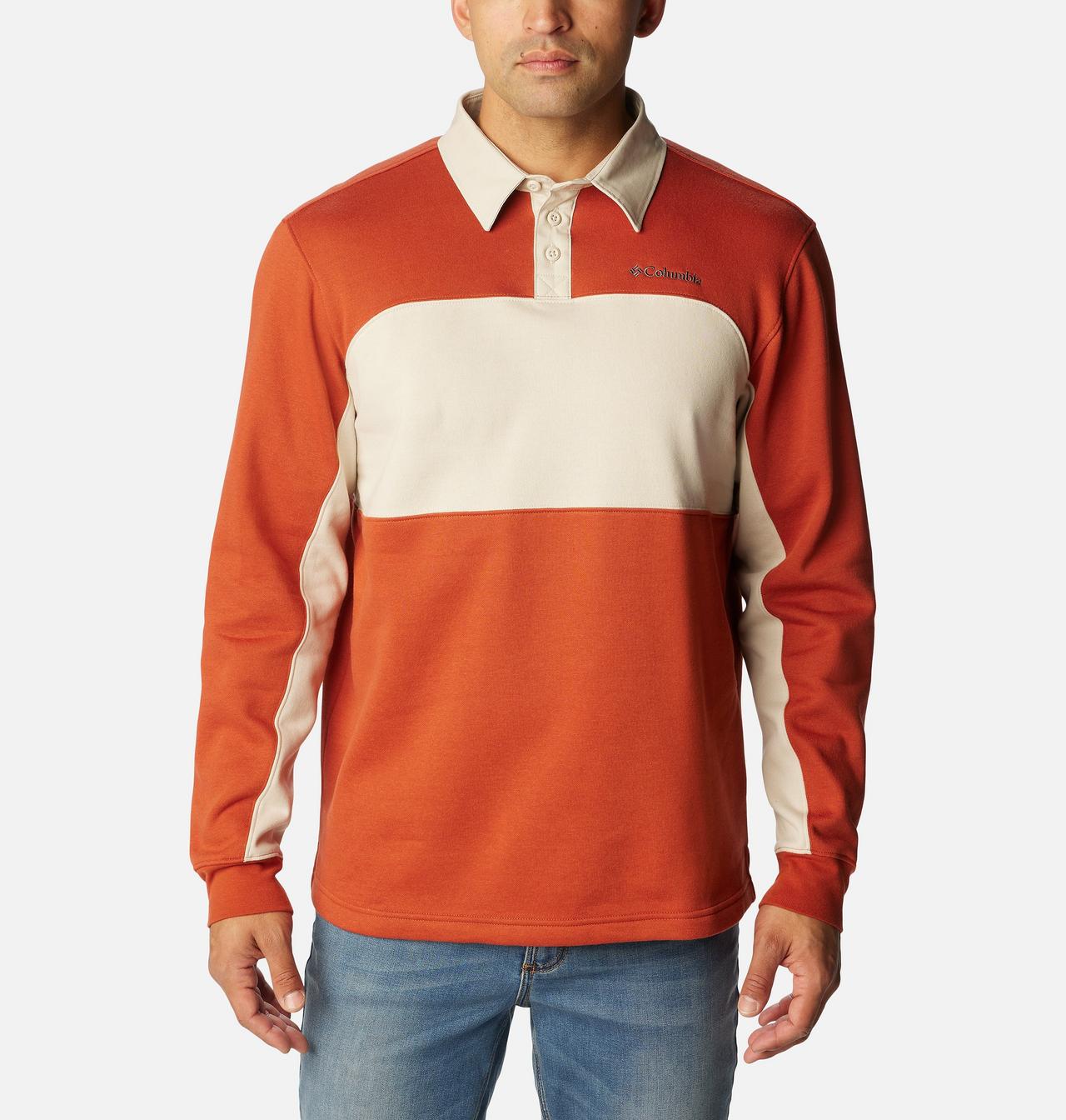 Men's Columbia Trek™ Long Sleeve Rugby Shirt - Tall 1
