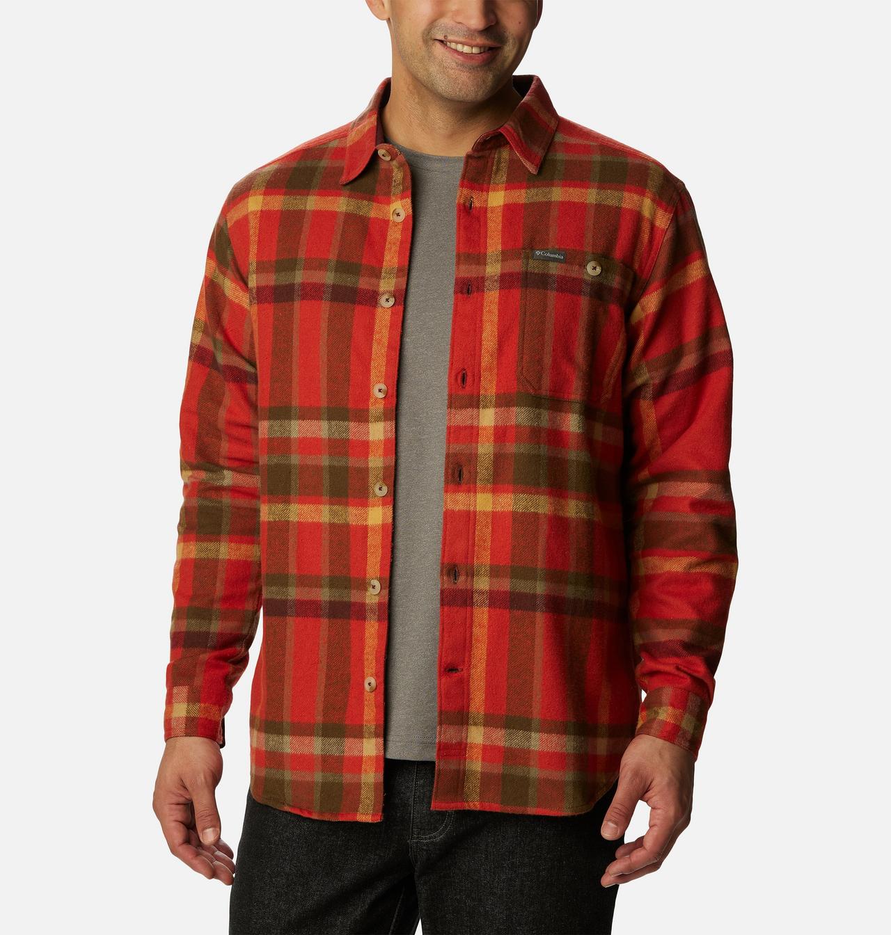Men's Pitchstone™ Heavyweight Flannel Shirt - Tall 1