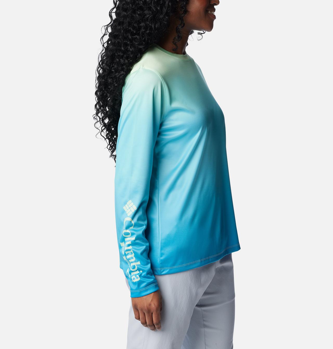 Women's PFG Tidal Tee™ Isle Rise Fade Long Sleeve Shirt 3