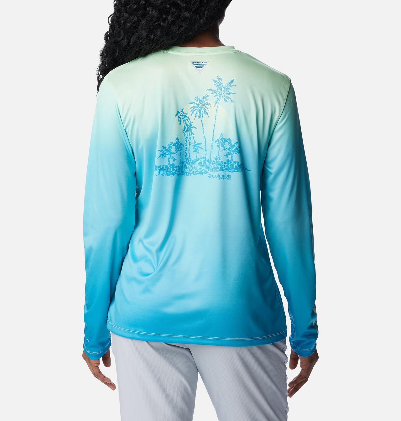 Women's PFG Tidal Tee™ Isle Rise Fade Long Sleeve Shirt 2