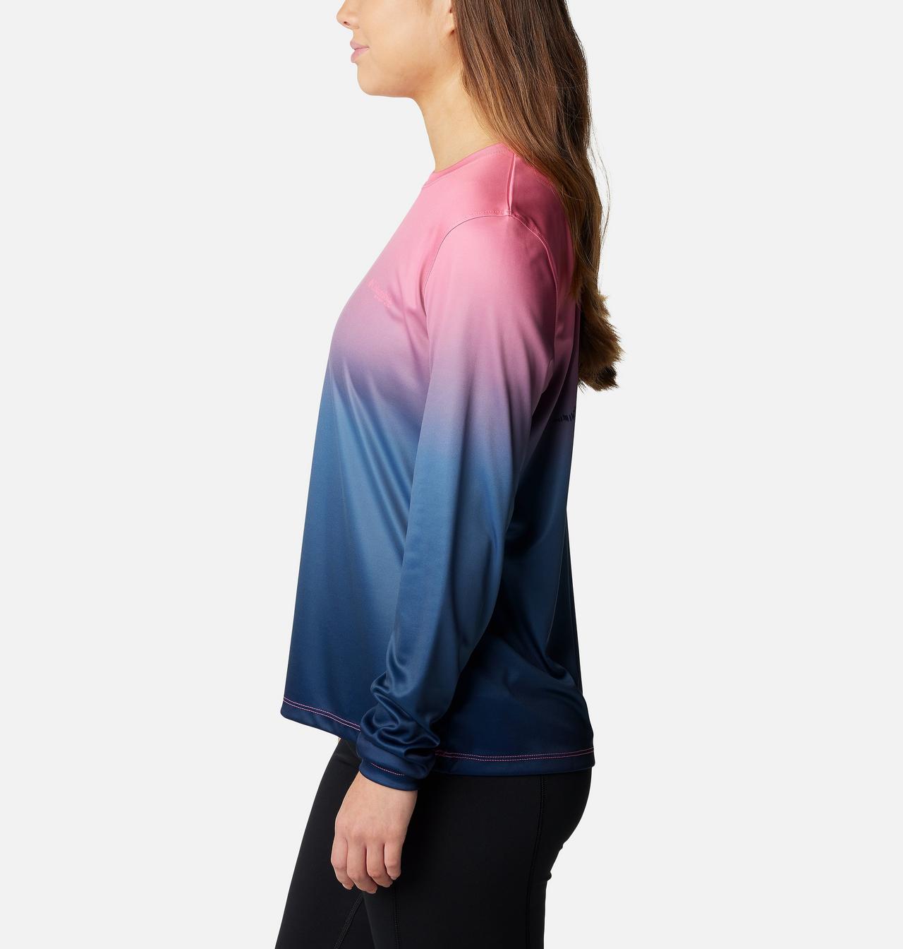 Women's PFG Tidal Tee™ Isle Rise Fade Long Sleeve Shirt 3