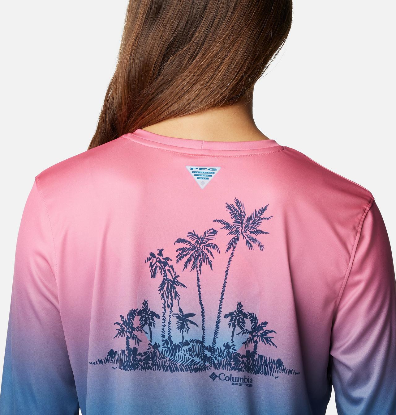 Women's PFG Tidal Tee™ Isle Rise Fade Long Sleeve Shirt 5