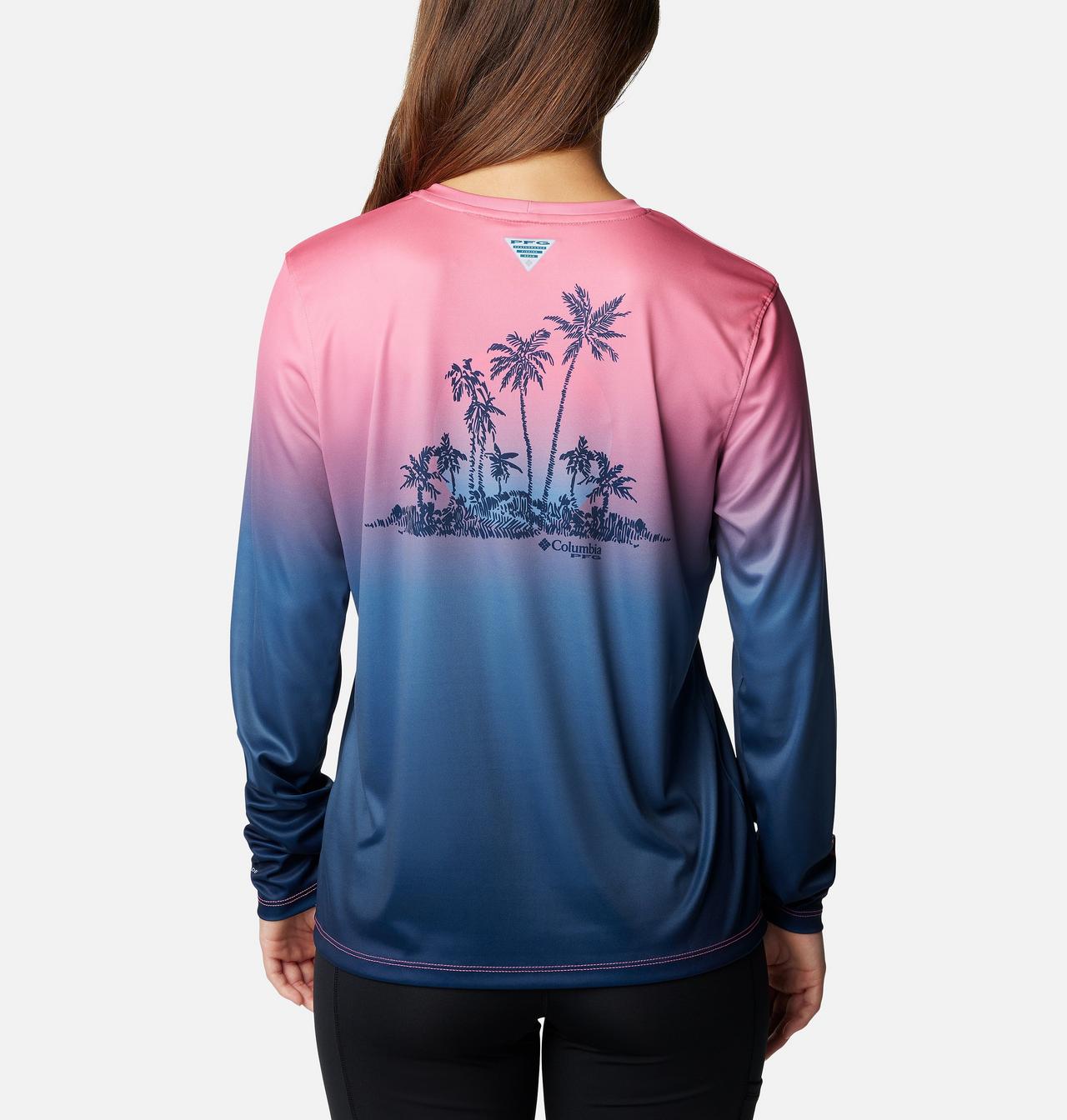 Women's PFG Tidal Tee™ Isle Rise Fade Long Sleeve Shirt 2