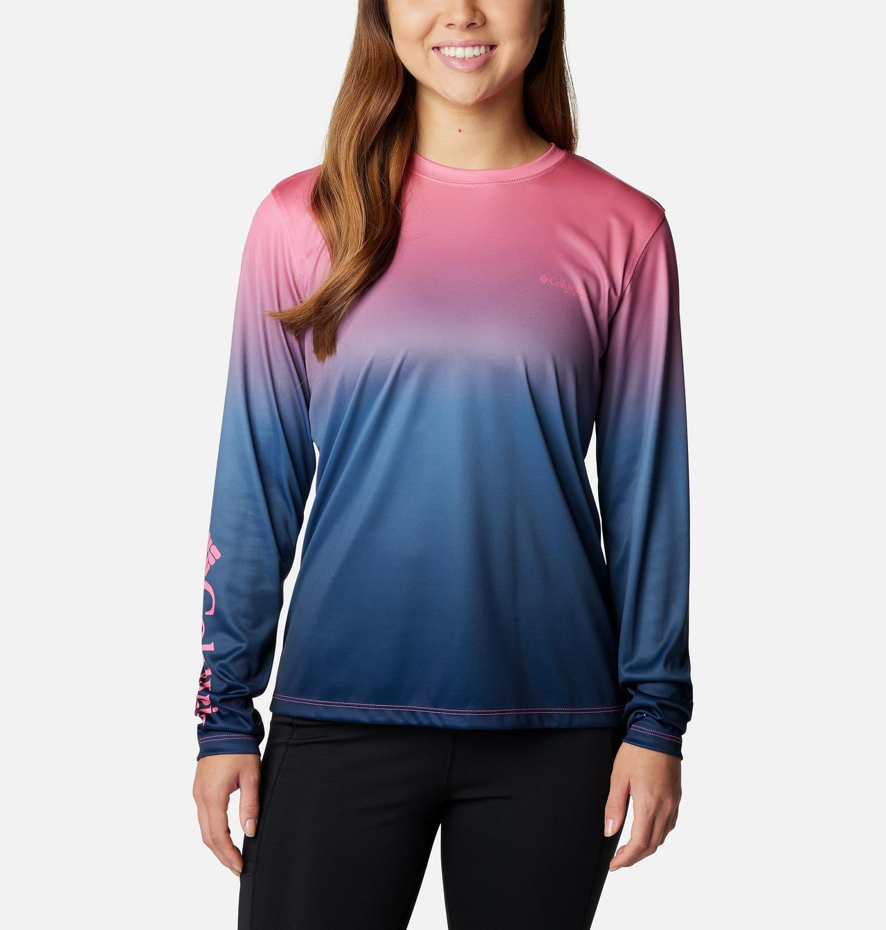 Women's PFG Tidal Tee™ Isle Rise Fade Long Sleeve Shirt 1
