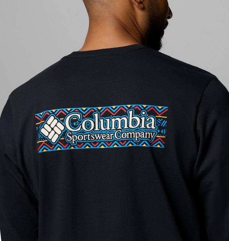 Men's Explorers Canyon Long Sleeve T-Shirt, Color: Black, Branded Blanket, image 6