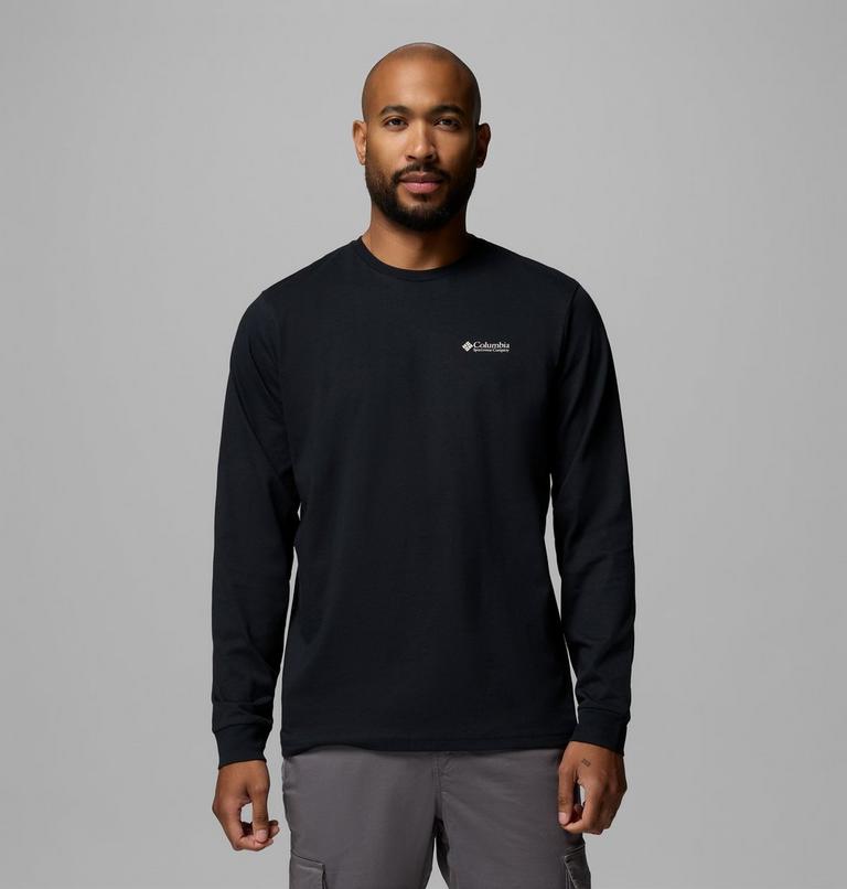 Men's Explorers Canyon Long Sleeve T-Shirt, Color: Black, Branded Blanket, image 3