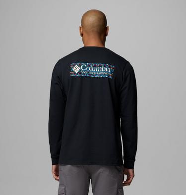 Men's Explorers Canyon Long Sleeve T-Shirt, Color: Black, Branded Blanket, image 5