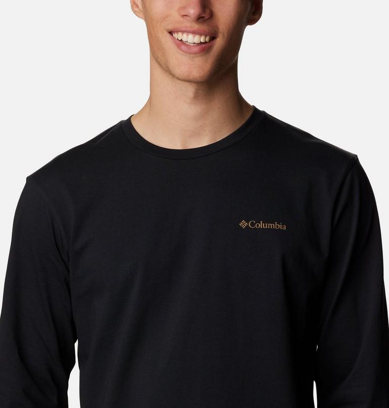 Explorers Canyon Long Sleeve T-Shirt | 010 | L, Color: Black, Outdoor Fun Icons Graphic, image 4