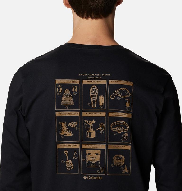 Explorers Canyon Long Sleeve T-Shirt | 010 | L, Color: Black, Outdoor Fun Icons Graphic, image 5