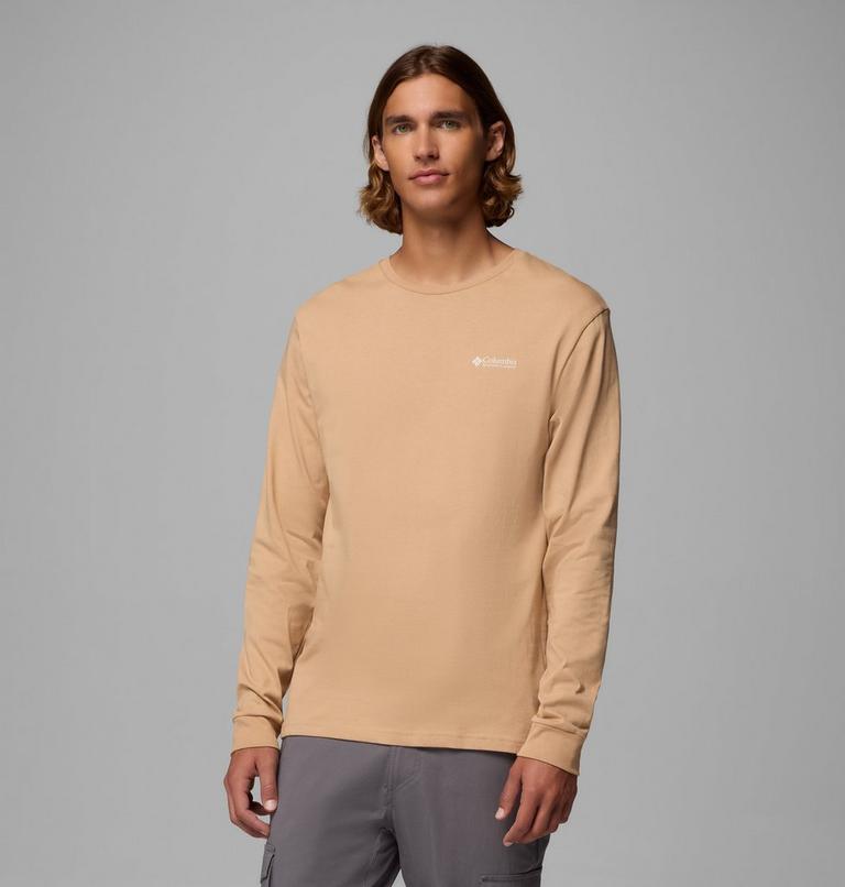 Men's Explorers Canyon Long Sleeve T-Shirt, Color: Canoe, Branded Blanket, image 3
