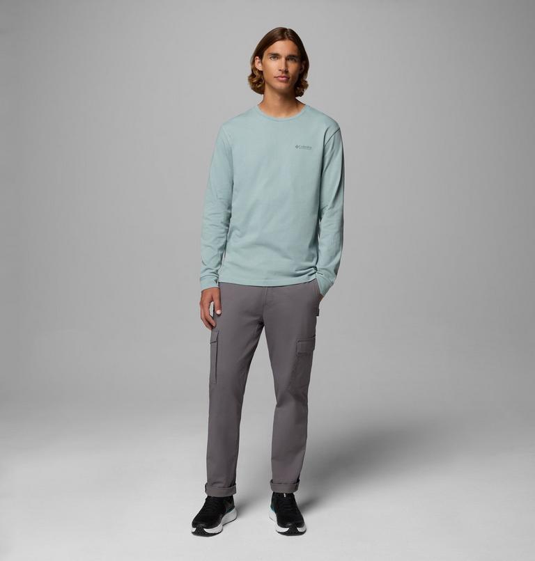 Explorers Canyon Longsleeve T-Shirt für Männer, Color: Crushed Blue, Branded Blanket, image 2
