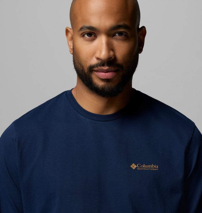 Explorers Canyon Long Sleeve T-Shirt, Color: Collegiate Navy Branded Blanket, image 5