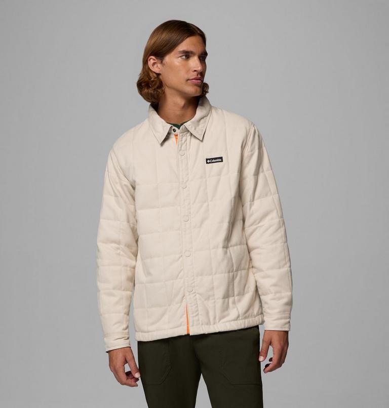 Men's Landroamer Quilted Shirt Jacket, Color: Dark Stone, image 5