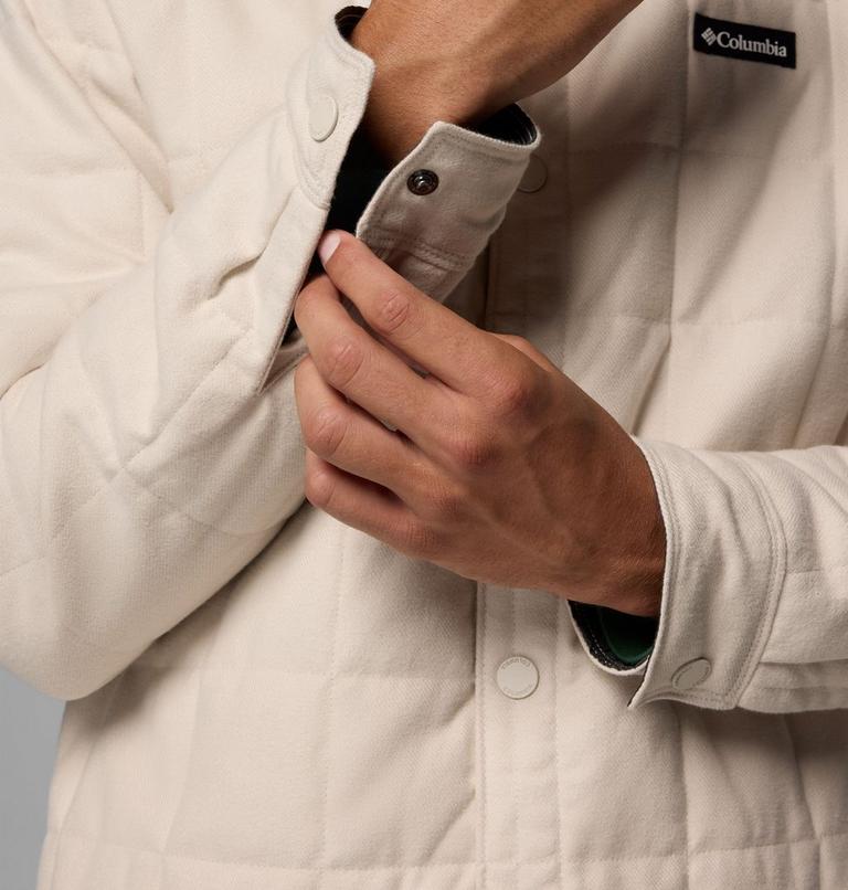 Men's Landroamer Quilted Shirt Jacket, Color: Dark Stone, image 8