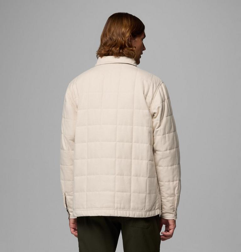 Men's Landroamer Quilted Shirt Jacket, Color: Dark Stone, image 3