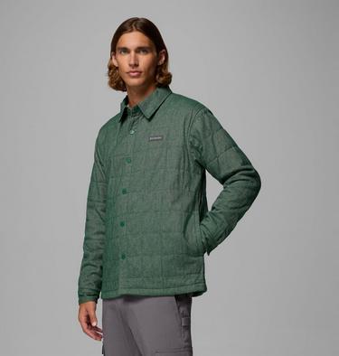 Veste Chemise Matelassée Landroamer Homme, Color: Rain Forest, image 4