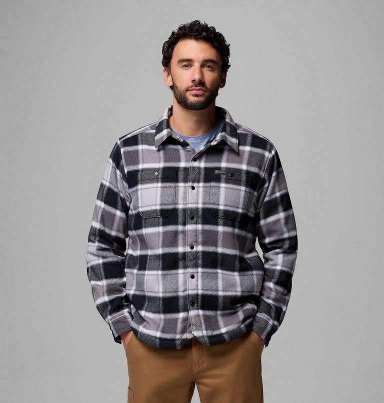 Men's Windward II Shirt Jacket, Color: Black Trapper Windowpane, image 5