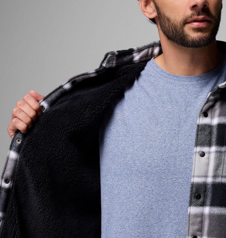 Men's Windward II Shirt Jacket, Color: Black Trapper Windowpane, image 6