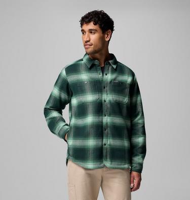 Men's Windward II Shirt Jacket, Color: Rain Forest Blurred Ombre, image 9