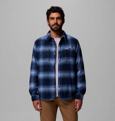 Men's Windward II Shirt Jacket, Color: Collegiate Navy Blurred Ombre, image 7