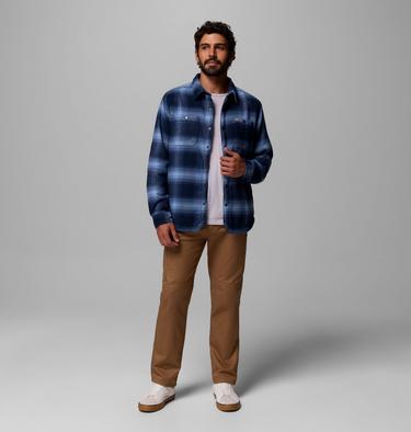 Men's Windward II Shirt Jacket, Color: Collegiate Navy Blurred Ombre, image 8