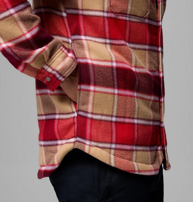 Sobrecamisa Windward II para hombre, Color: Rich Wine Trapper Windowpane, image 8