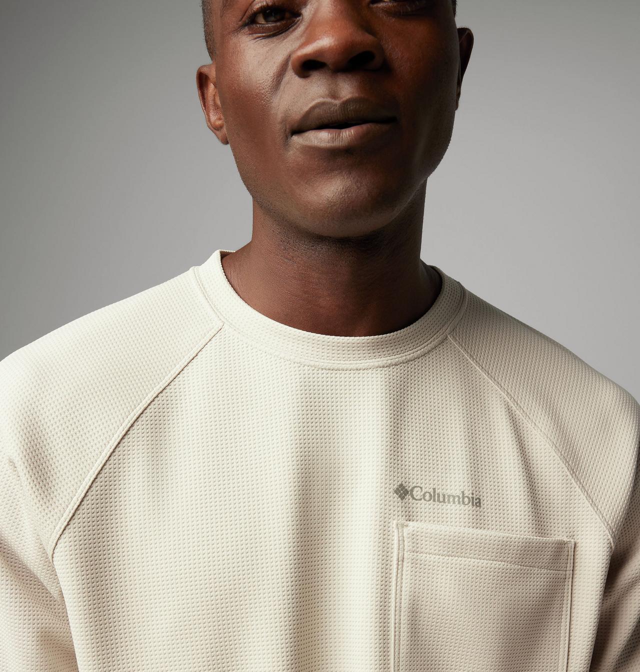 Men's Black Mesa™ Waffle Knit Crew 7