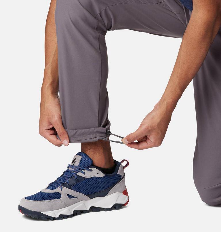 Men's Black Mesa Woven Pants, Color: City Grey, image 6