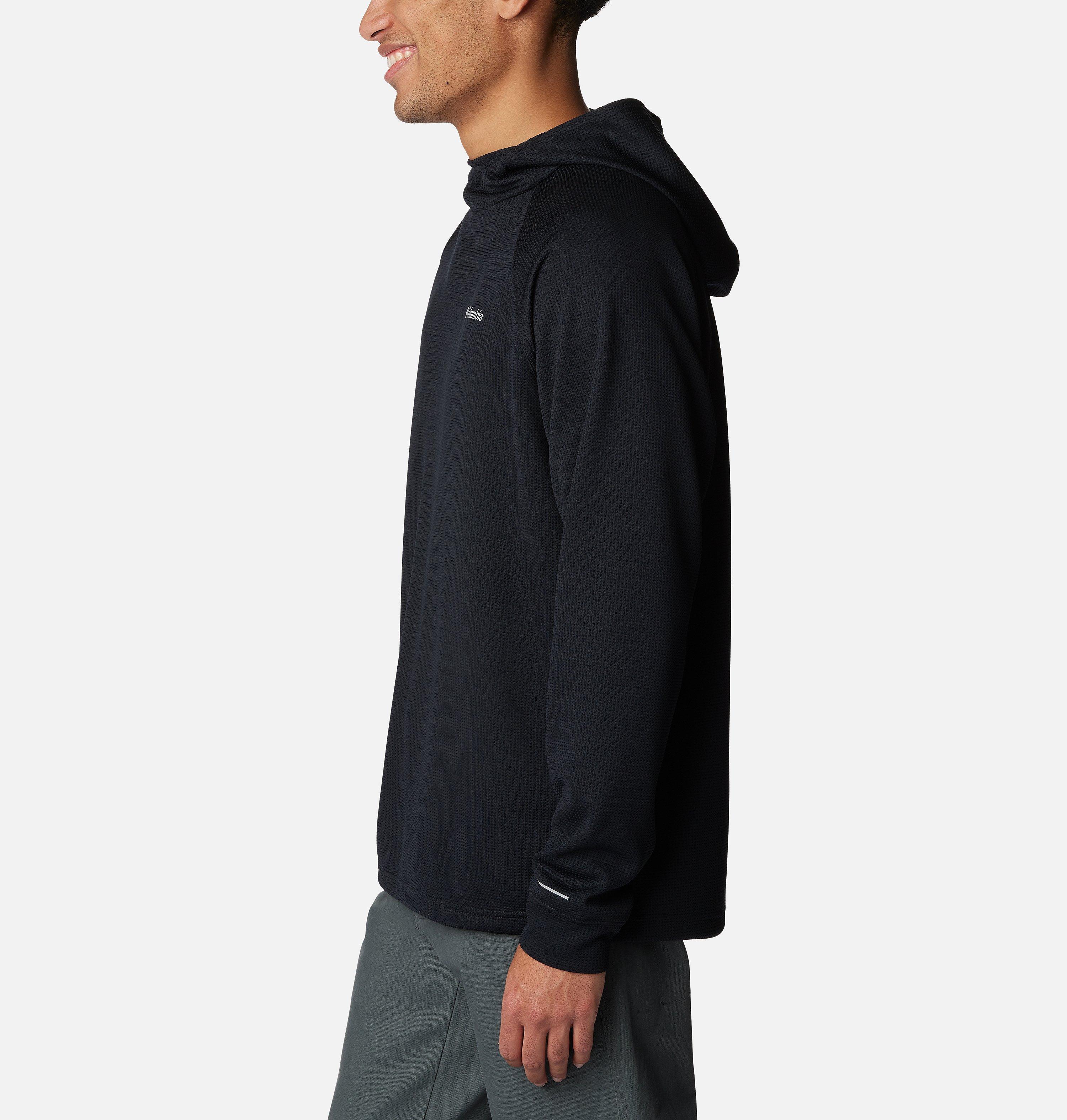 Men's Black Mesa Waffle Knit Hoodie 3