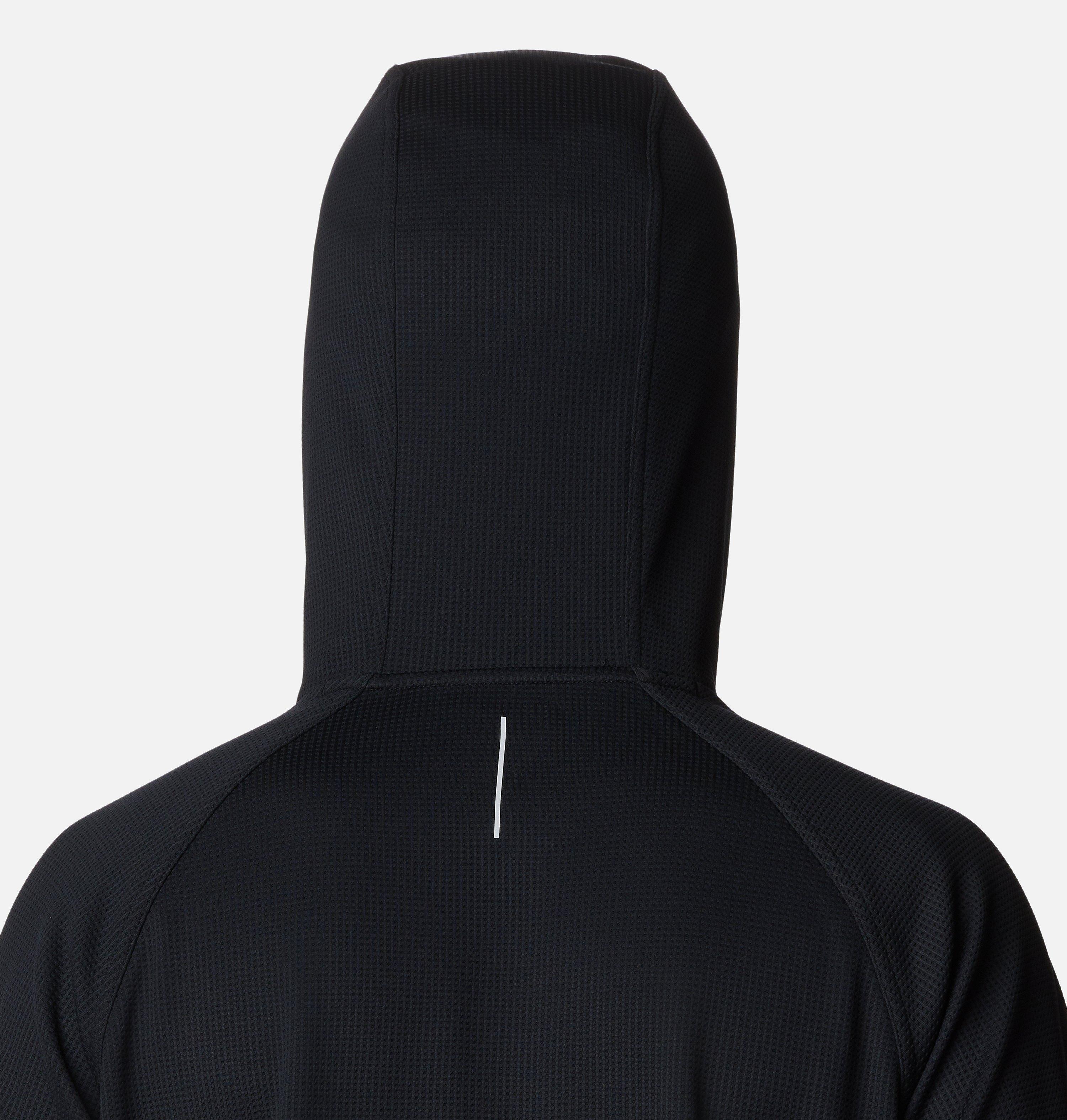 Men's Black Mesa Waffle Knit Hoodie 5