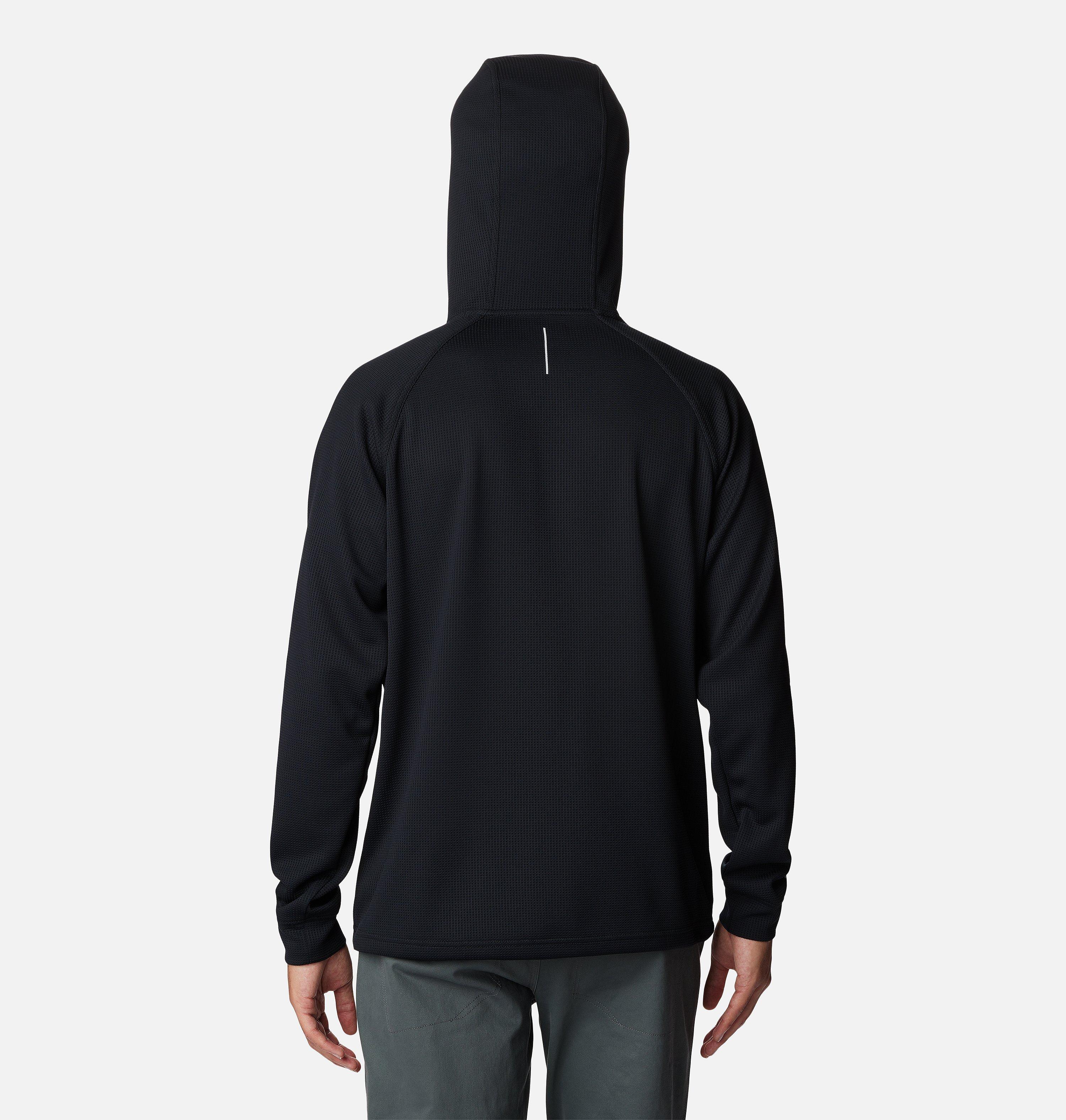 Men's Black Mesa Waffle Knit Hoodie 2