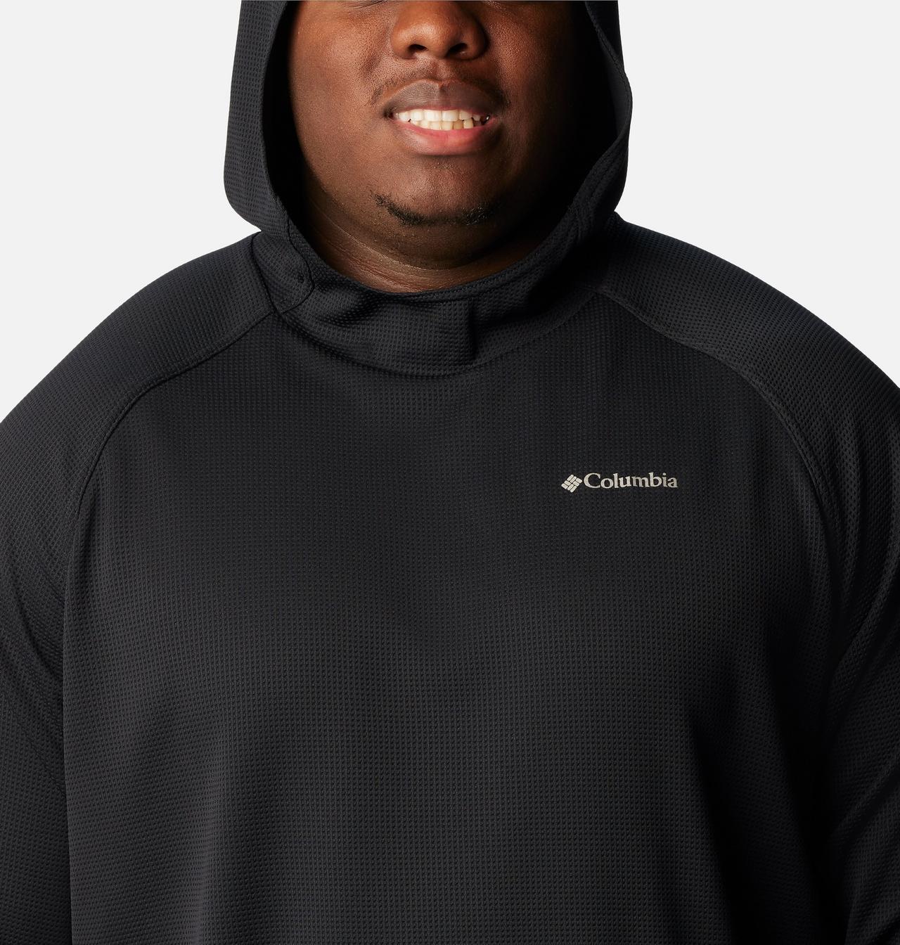 Men's Black Mesa™ Waffle Knit Hoodie - Big 4