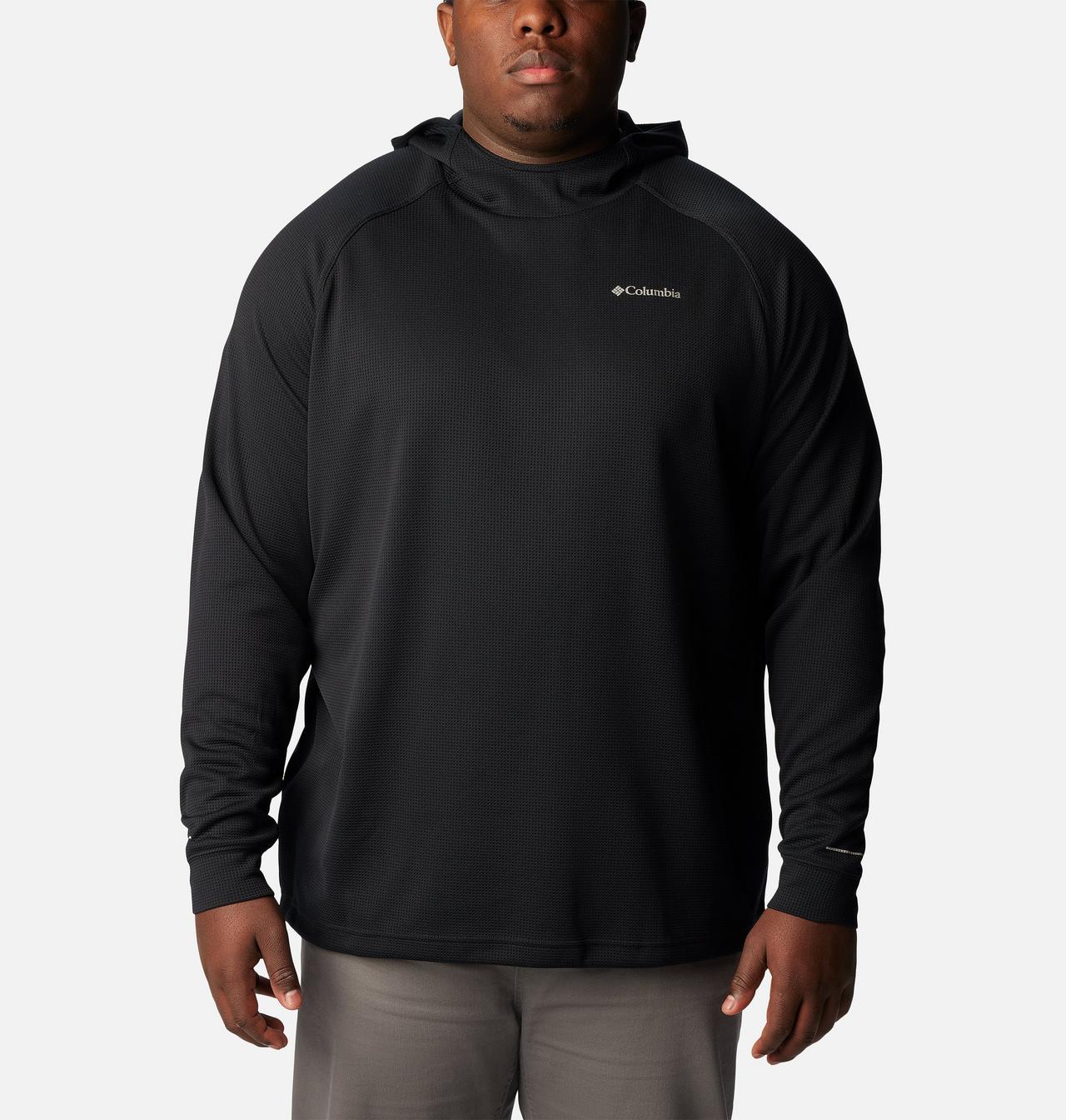 Men's Black Mesa™ Waffle Knit Hoodie - Big 1